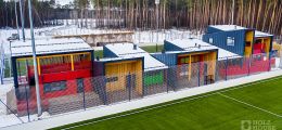 Построенные объекты Спортивный комплекс из клееного бруса в парке Малевича Барвиха Holz House 5
